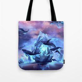 When the moon is closer Tote Bag