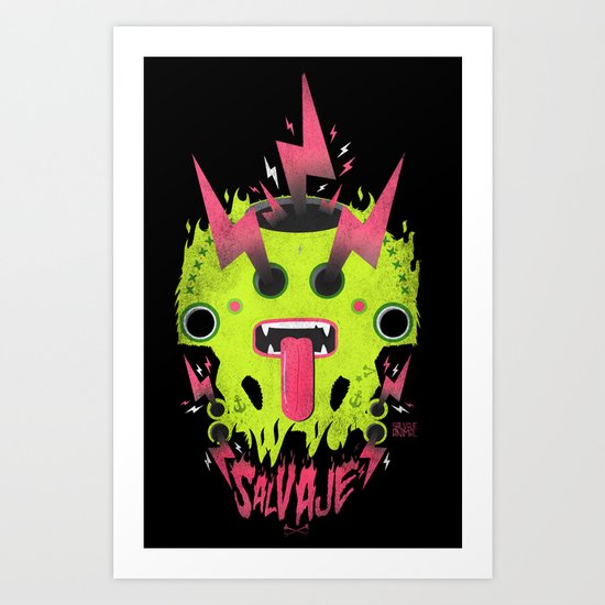 SALVAJEANIMAL Prehispanic I Art Print