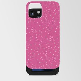 Hot Pink Constellations iPhone Card Case