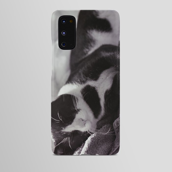 Cat at ease Android Case