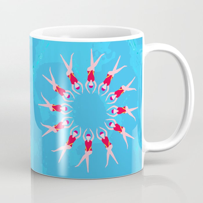 Synchronized Swimmers Coffee Mug