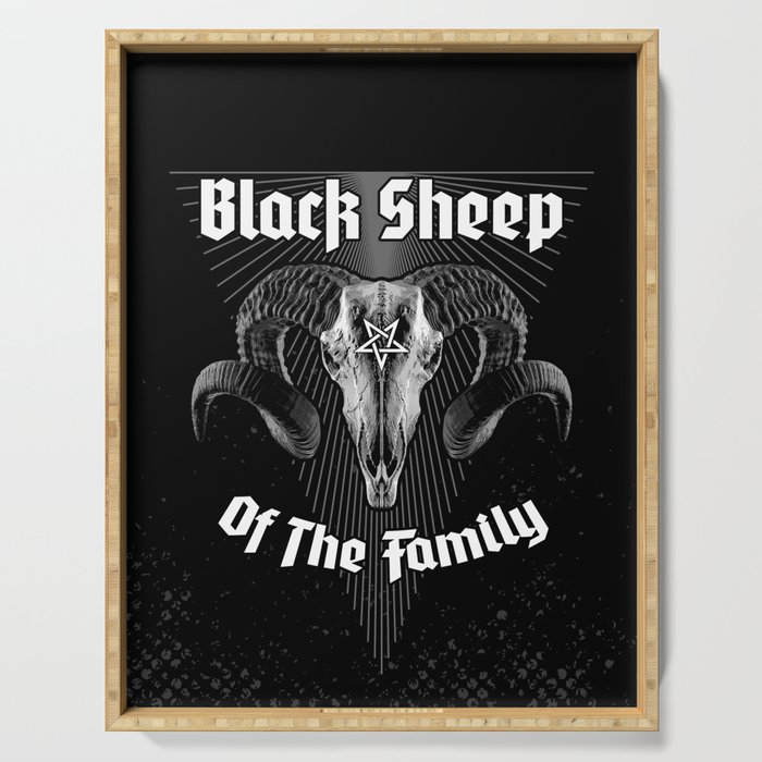 Black Sheep Of The Family Serving Tray
