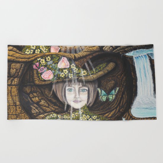 La source de l'amour Beach Towel