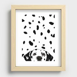 Dalmatian Spots Recessed Framed Print