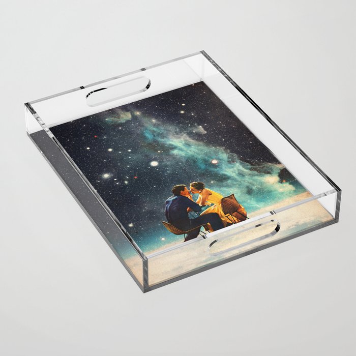 I'll Take you to the Stars for a second Date Acrylic Tray