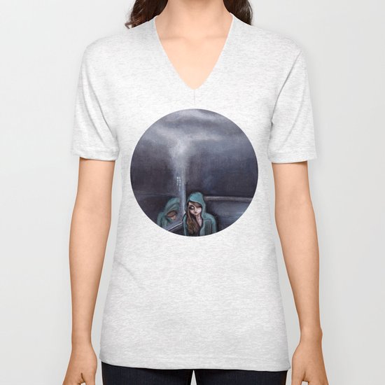 never go home (homesick) Unisex V-Neck