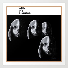 With the Beagles (Remastered) Art Print