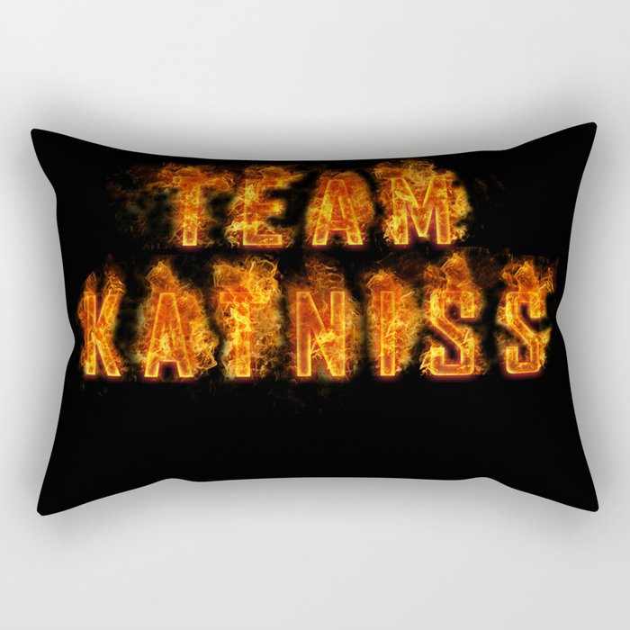 Team Katniss Rectangular Pillow
