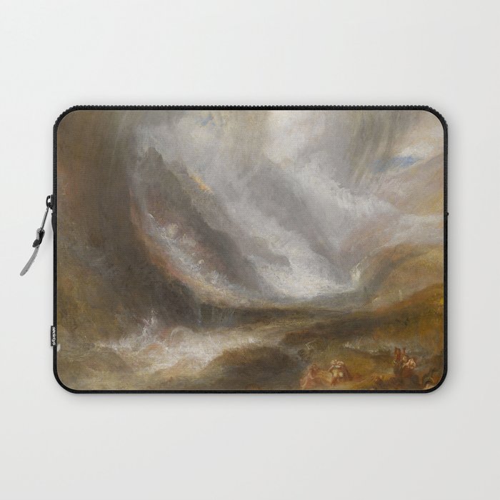 J.M.W. Turner "Valley of Aosta - Snowstorm, Avalanche and Thunderstorm" Laptop Sleeve