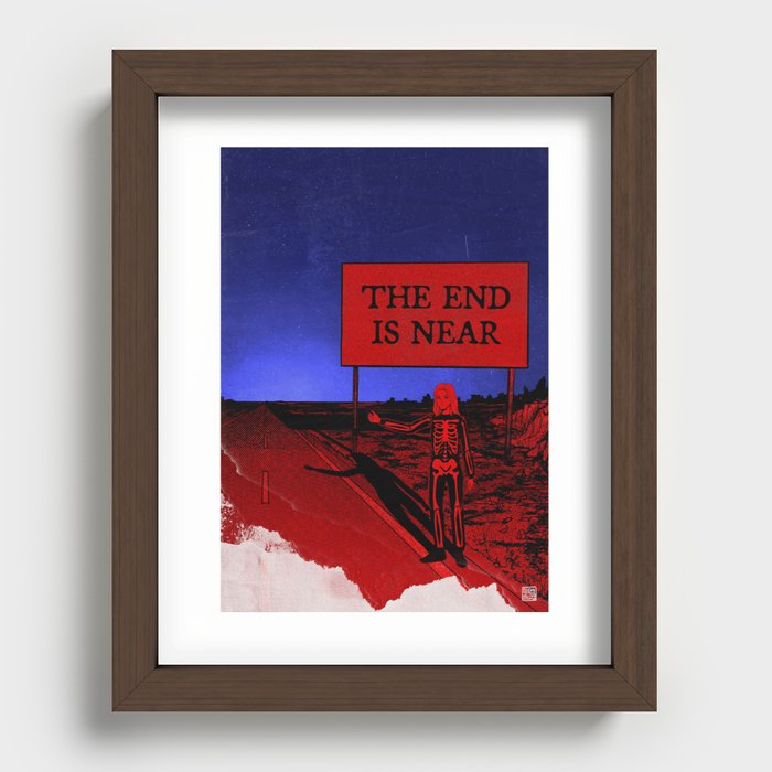 The End is Near Recessed Framed Print