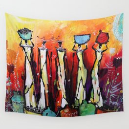 African Tribal Women Wall Tapestry