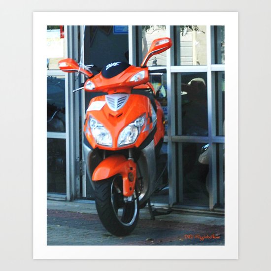 Crotch Rocket Art Print