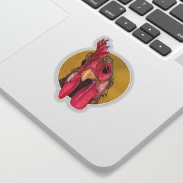 Morning rooster Sticker