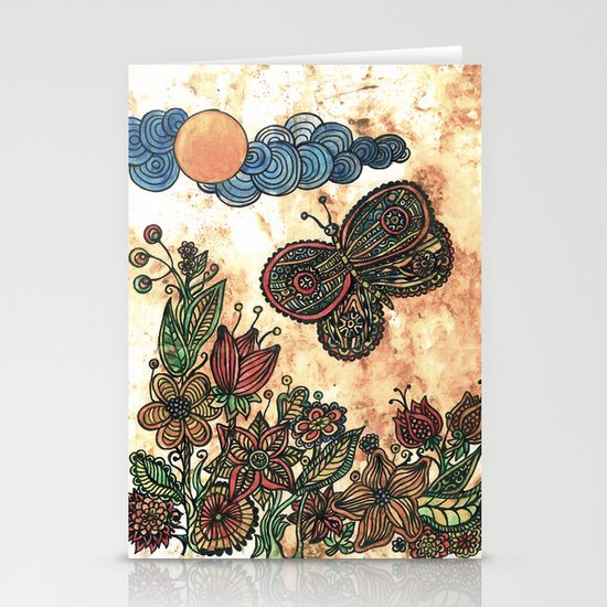 Magical garden Stationery Cards