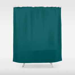 Classic Deep Teal Shower Curtain