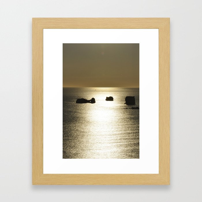 Islands in the sun. Framed Art Print
