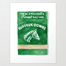 New England Matchbook Art Print