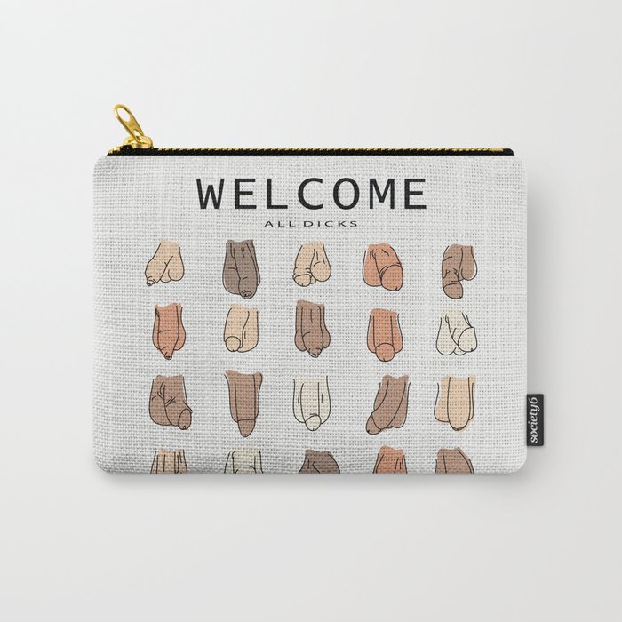 Funny Penis Art, Funny bathroom Penis art Carry-All Pouch by  GraphicWorldGifts