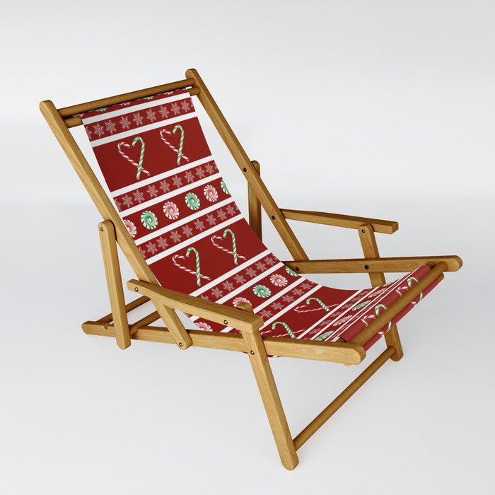 Peppermint stripes Sling Chair