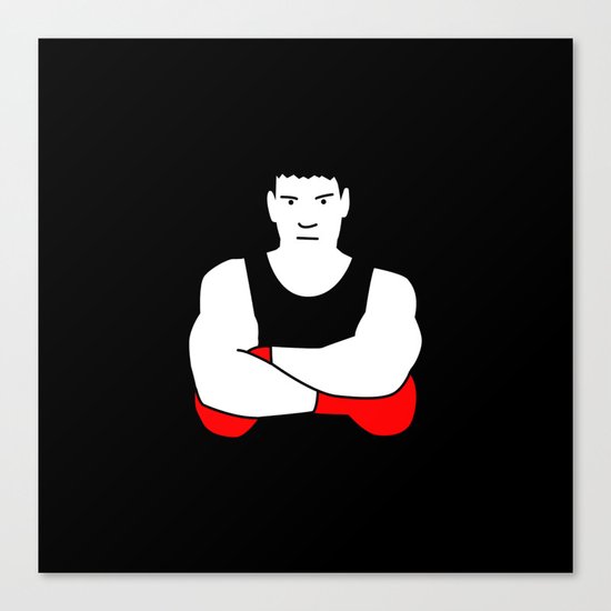 Boxing champion Canvas Print