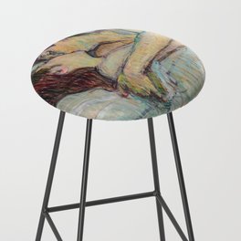 Toulouse-Lautrec - In Bed, The Kiss Bar Stool