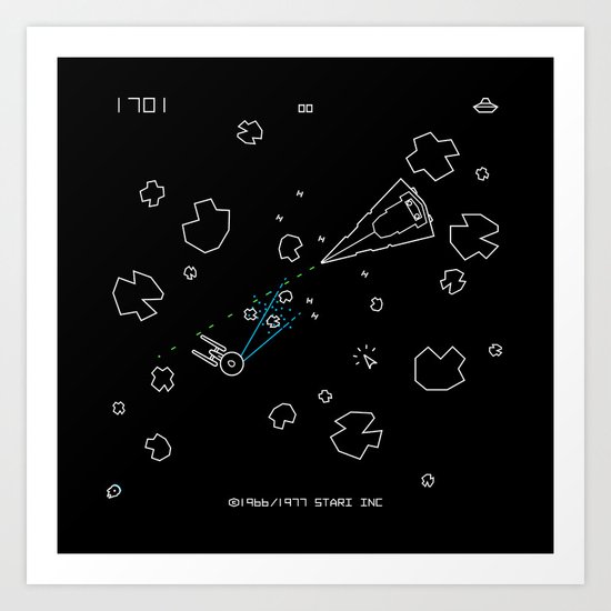 Astaroids Art Print