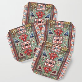 Karachov Southwest Caucasus Rug Print Coaster