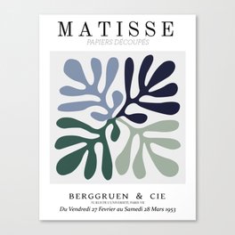 Henri Matisse - The Cutouts - Papiers Decoupes Canvas Print