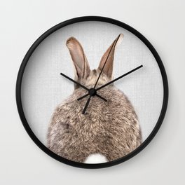 Rabbit Tail - Colorful Wall Clock
