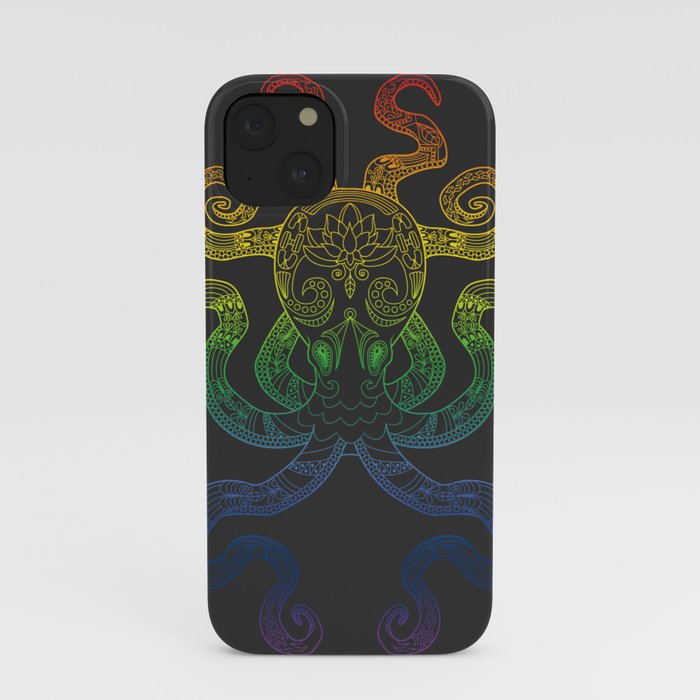 Color Me Octopus - Rainbow Pride iPhone Case