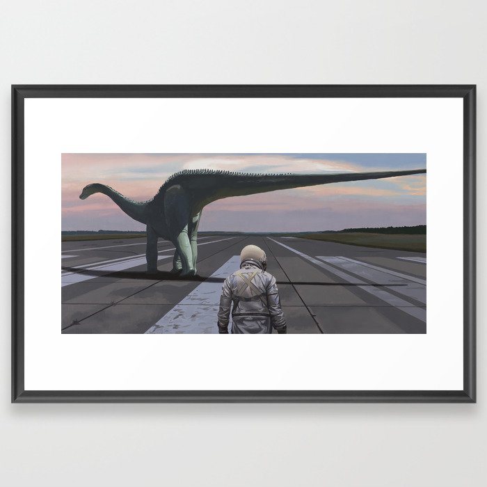 Diplodocus Framed Art Print