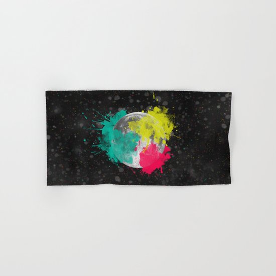 Moon + Neon Hand & Bath Towel