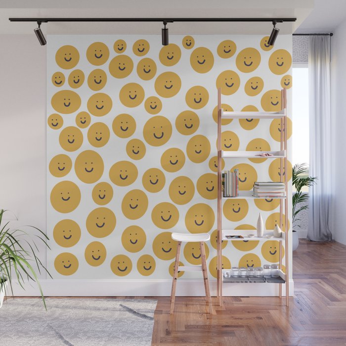 Summer Happy Baby Party - Yellow Wall Mural