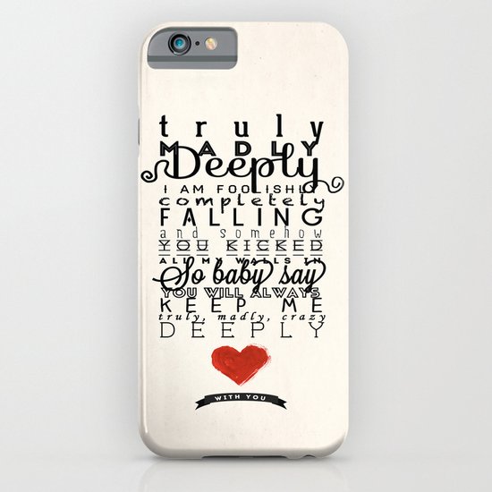 One Direction: Truly Madly Deeply iPhone & iPod Case