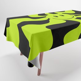 Smile - Lime Green Tablecloth