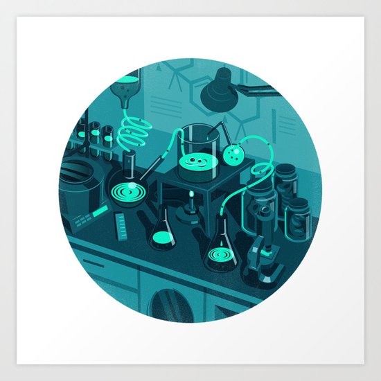 The Lab Art Print