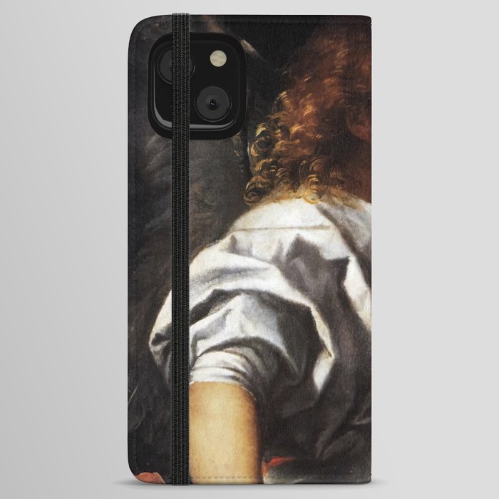 Titian - Archangel Gabriel - Polyptych of the Resurrection iPhone Wallet Case