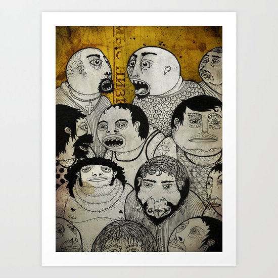 Los cara de galleta Art Print
