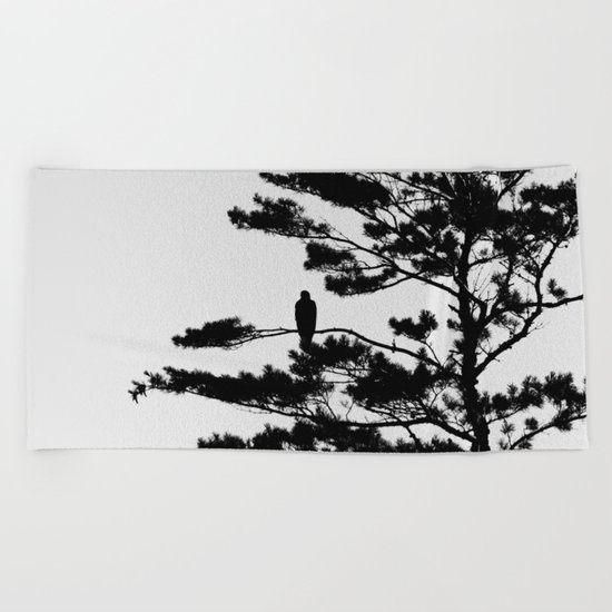 Silhouette Beach Towel
