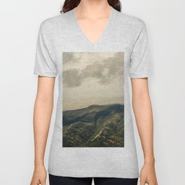 Mountain Cableway Unisex V-Neck