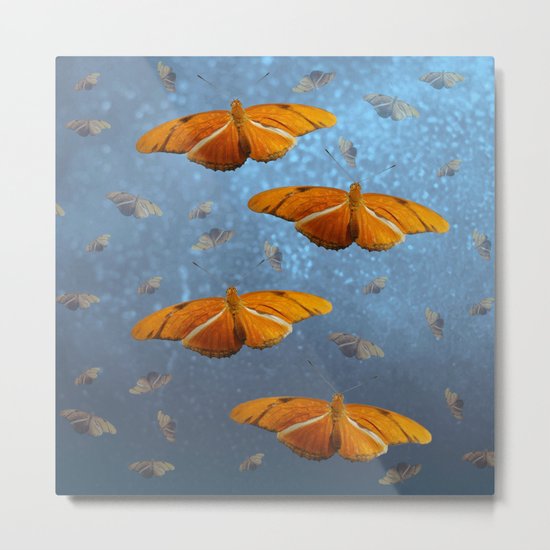 Flutter Metal Print