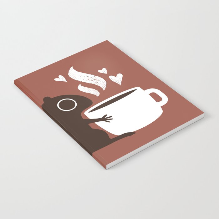 Squirrel Coffee Lover | Cute Woodland Animal Notebook