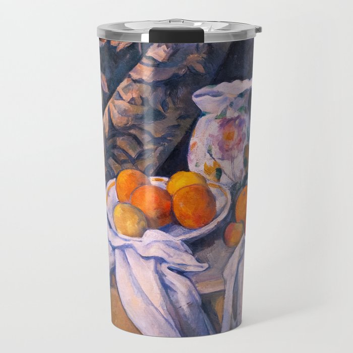 Paul Cezanne - Still Life with a Curtain Travel Mug