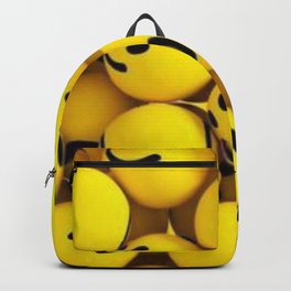 yellow smiling faces  Backpack