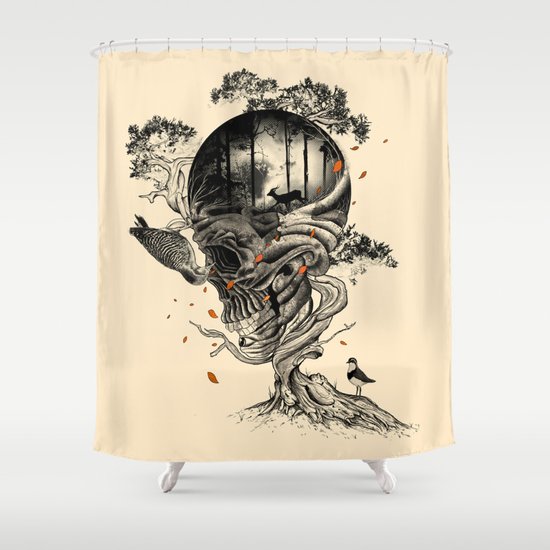Lost Translation Shower Curtain