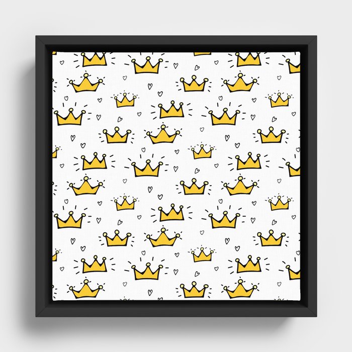 Crown Framed Canvas