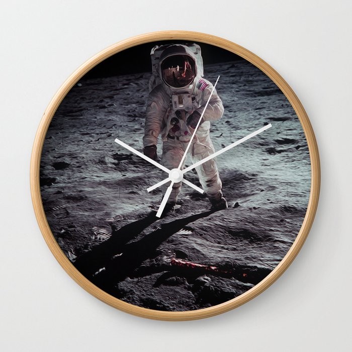 moon man Wall Clock