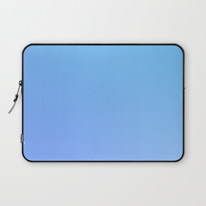 66 Blue Gradient 220506 Aura Ombre Valourine Digital Minimalist Art Laptop Sleeve