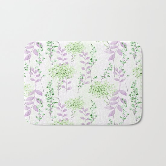 Floral Pattern 10 Bath Mat