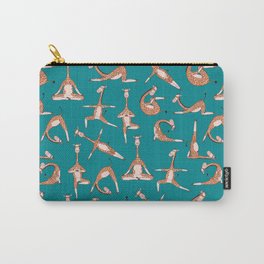 Cute Giraffes In Yoga Poses Carry-All Pouch